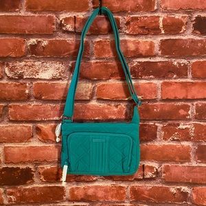 NEW Vera Bradley Little Hipster Bag - Turquoise